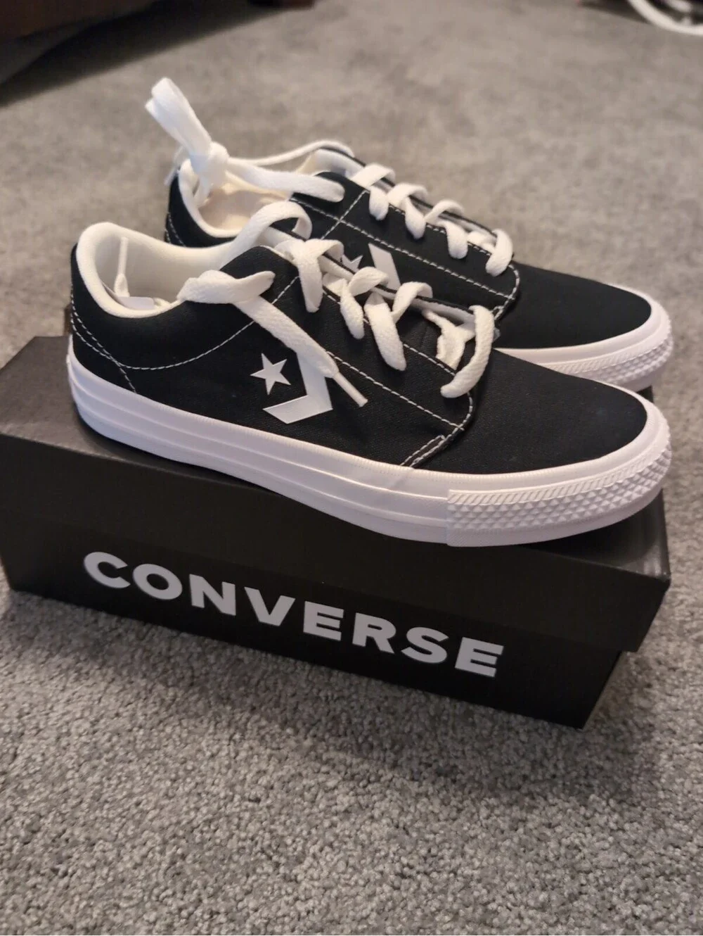 Converse Kids'/Adult Day One Classic Sneakers - Black/White M 4/W 5.5